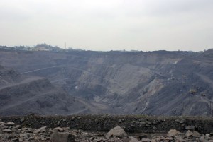The nearby coal mine